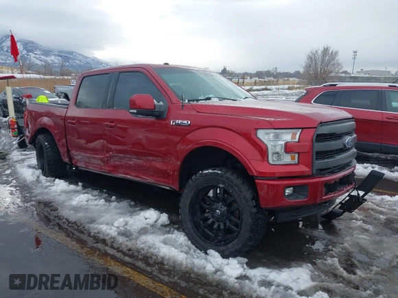 2017 Ford F-150 XL with VIN 1FTEW1EG5HFC70270, listed as a IAAI auction lot 41583973 with 1 mi miles. Bid and sale history available at carsss.com. Image 1.