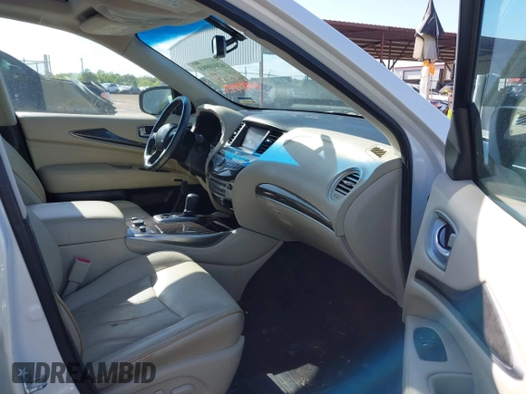 2015 Infiniti QX60 with VIN 5N1AL0MM1FC524964, listed as a IAAI auction lot 42010993 with 144,670 mi miles and . Bid and sale history available at DreamBid. Image 5.