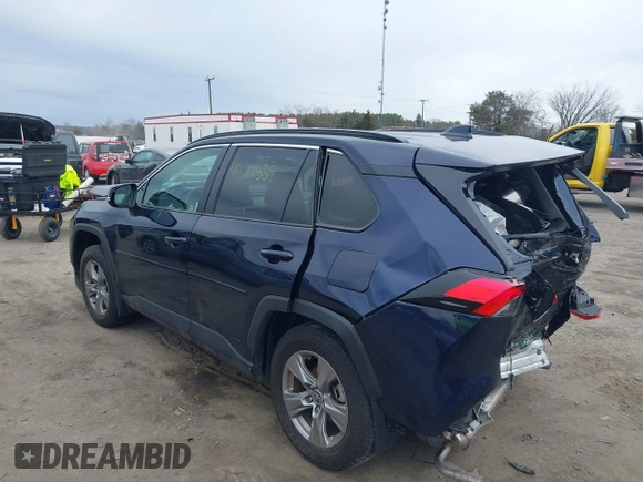 2023 Toyota RAV4 Hybrid XLE with VIN 2T3RWRFV8PW181044, listed as a IAAI auction lot 41629539 with 22,905 mi miles. Bid and sale history available at carsss.com. Image 3.