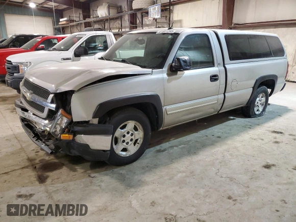 2005 Chevrolet Silverado 1500 Work Truck with VIN 1GCEC14Z45Z225343, listed as a Copart auction lot 41591285 with 260,466 mi miles and Salvage Title. Bid and sale history available at carsss.com. Image 1.