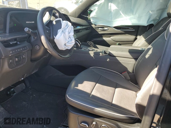 2024 Cadillac Escalade 4WD Sport with VIN 1GYS4FKL6RR260591, listed as a Copart auction lot 75762764 with 4,420 mi miles and Salvage title. Bid and sale history available at DreamBid. Image 7.