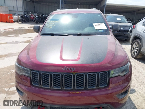 2017 Jeep Grand Cherokee Trailhawk with VIN 1C4RJFLG3HC699828, listed as a IAAI auction lot 42135444 with 98,596 mi miles and . Bid and sale history available at DreamBid. Image 12.