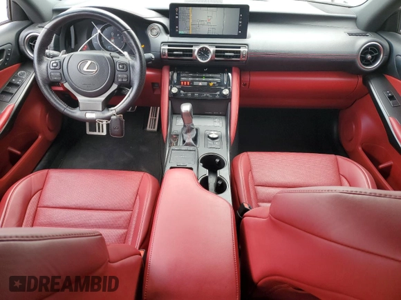 2022 Lexus IS 350 F Sport with VIN JTHGZ1B20N5050205, listed as a Copart auction lot 54774545 with 65,074 mi miles and Salvage title. Bid and sale history available at DreamBid. Image 8.
