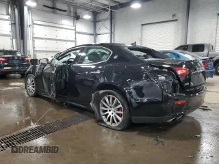 2017 Maserati Ghibli S Q4 z VIN ZAM57RTA0H1196498, wystawiony jako Copart lot #79911364 z przebiegiem 69 950 mil mil oraz Szkody całkowita. Historia ofert i sprzedaży dostępna na DreamBid. Obrazek 2.
