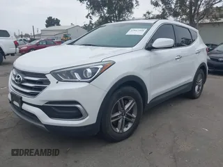 2018 Hyundai Santa Fe Sport 2.4L with VIN 5XYZT3LB0JG562814, listed as a IAAI auction lot 42047560 with 113,543 mi miles. Bid and sale history available at carsss.com. Image 2.