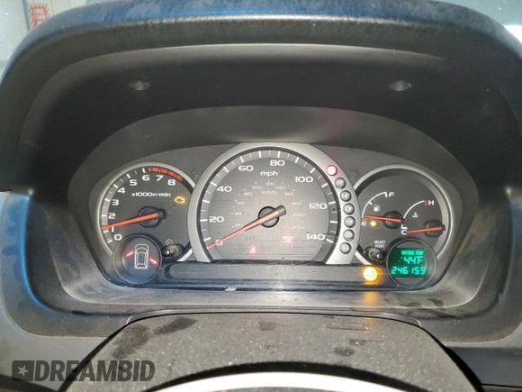 2005 Honda Pilot EX with VIN 5FNYF18425B059025, listed as a Copart auction lot 50590455 with 246,159 mi miles and Salvage Title. Bid and sale history available at DreamBid. Image 9.