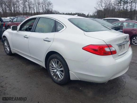 2011 Infiniti M37 with VIN JN1BY1AR4BM372749, listed as a IAAI auction lot 41853558 with 132,912 mi miles. Bid and sale history available at carsss.com. Image 3.