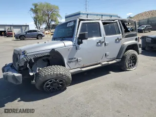2016 Jeep Wrangler Unlimited Sport with VIN 1C4BJWDG9GL310141, listed as a Copart auction lot 53864175 with 159,726 mi miles and Salvage Title. Bid and sale history available at carsss.com. Image 1.