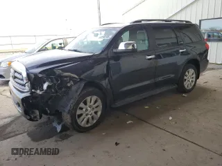 2014 Toyota Sequoia Platinum with VIN 5TDDW5G13ES093998, listed as a Copart auction lot 47240195 with 176,320 mi miles and Salvage Title. Bid and sale history available at carsss.com. Image 1.