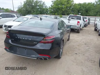 2023 Genesis G70 2.0T z VIN KMTG34TA9PU132552, wystawiony jako IAAI lot #42047048 z przebiegiem 39 111 mil mil oraz . Historia ofert i sprzedaży dostępna na DreamBid. Obrazek 4.