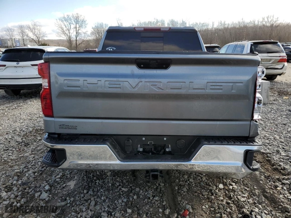 2019 Chevrolet Silverado 1500 LT with VIN 3GCUYDEDXKG182625, listed as a Copart auction lot 87466584 with 96,342 mi miles and Salvage Title. Bid and sale history available at carsss.com. Image 6.
