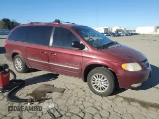 2001 Chrysler Town & Country Limited with VIN 2C8GP64L31R234088, listed as a Copart auction lot 50024265 with 141,556 mi miles and Salvage Title. Bid and sale history available at carsss.com. Image 4.