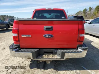 2006 Ford F-150 XLT with VIN 1FTPW04586KD74971, listed as a Copart auction lot 45681195 with 164,630 mi miles and Salvage Title. Bid and sale history available at carsss.com. Image 6.
