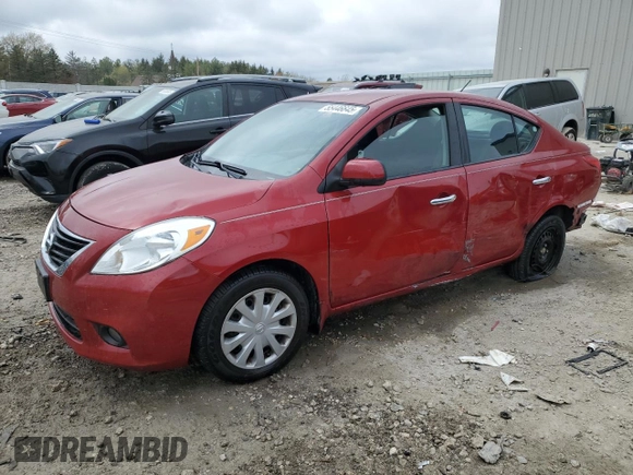 2012 Nissan Versa SV with VIN 3N1CN7AP5CL890900, listed as a Copart auction lot 55446645 with 79,429 mi miles and Non repairable. Bid and sale history available at DreamBid. Image 1.