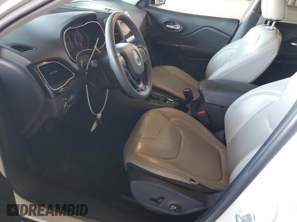 2020 Jeep Cherokee Latitude Plus with VIN 1C4PJMLB1LD574829, listed as a Copart auction lot 53300895 with 76,470 mi miles and Salvage Title. Bid and sale history available at DreamBid. Image 7.