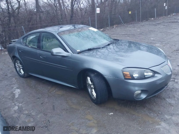 2004 Pontiac Grand Prix GTP with VIN 2G2WR524941347497, listed as a IAAI auction lot 41469548 with 255,783 mi miles. Bid and sale history available at carsss.com. Image 1.
