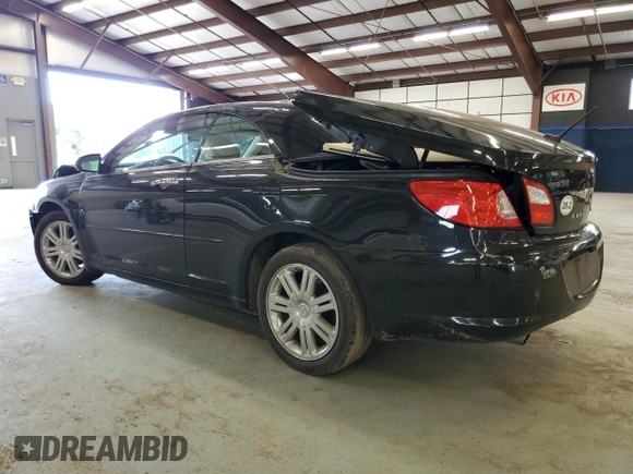 2008 Chrysler Sebring Limited with VIN 1C3LC65M08N637850, listed as a Copart auction lot 61598015 with 74,283 mi miles and Salvage title. Bid and sale history available at DreamBid. Image 2.
