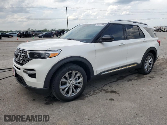 2023 Ford Explorer Limited z VIN 1FMSK8FH6PGA07840, wystawiony jako Copart lot #54852765 z przebiegiem 41 117 mil mil oraz Szkoda całkowita • Salvage title. Historia ofert i sprzedaży dostępna na DreamBid. Obrazek 1.