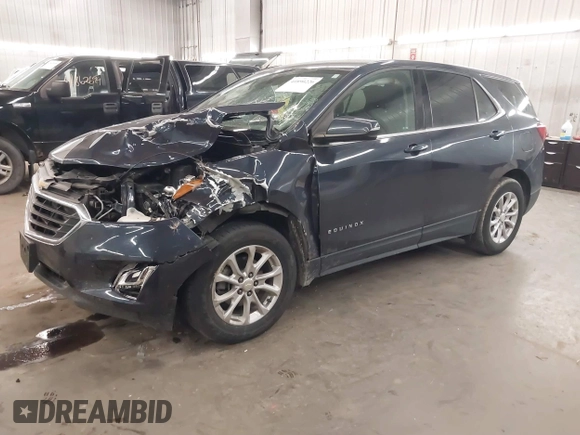 2019 Chevrolet Equinox LT with VIN 3GNAXUEV1KL264191, listed as a IAAI auction lot 41890226 with 121,357 mi miles. Bid and sale history available at carsss.com. Image 2.