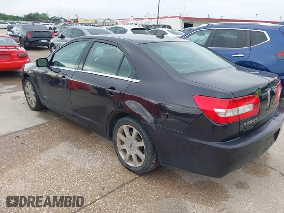 2007 Lincoln MKZ with VIN 3LNHM26T57R609904, listed as a IAAI auction lot 42118327 with 85,415 mi miles. Bid and sale history available at carsss.com. Image 3.