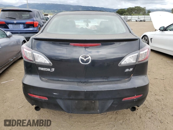 2010 Mazda 3 S Grand Touring with VIN JM1BL1S66A1175789, listed as a Copart auction lot 54695365 with 233,087 mi miles and Salvage Title. Bid and sale history available at DreamBid. Image 6.