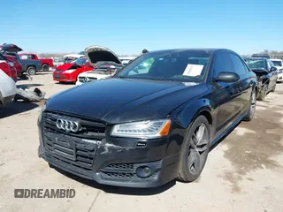 2017 Audi A8 L Sport with VIN WAU43AFD2HN000635, listed as a IAAI auction lot 41686835 with 91,203 mi miles. Bid and sale history available at carsss.com. Image 17.