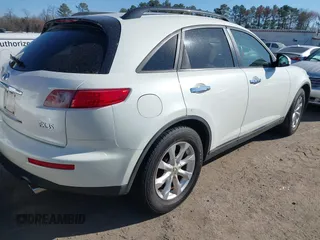 2006 Infiniti FX with VIN JNRAS08U26X104477, listed as a IAAI auction lot 41772254 with 250,228 mi miles. Bid and sale history available at carsss.com. Image 4.