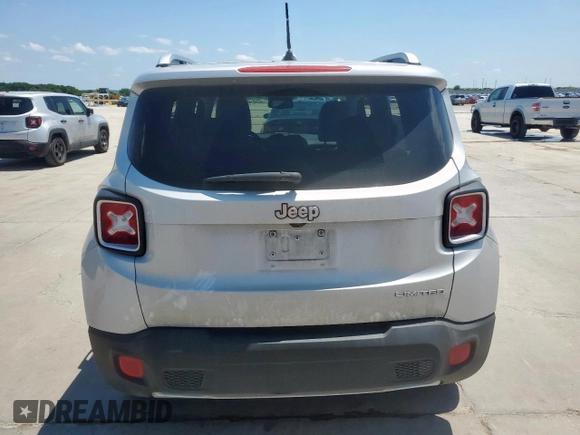 2016 Jeep Renegade Limited with VIN ZACCJADT6GPD94998, listed as a Copart auction lot 61409555 with 237,186 mi miles and Clean title. Bid and sale history available at DreamBid. Image 6.