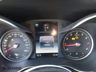 2018 Mercedes-Benz GLC with VIN WDC0G4JB1JV054358, listed as a IAAI auction lot 41656531 with 74,992 mi miles. Bid and sale history available at carsss.com. Image 7.