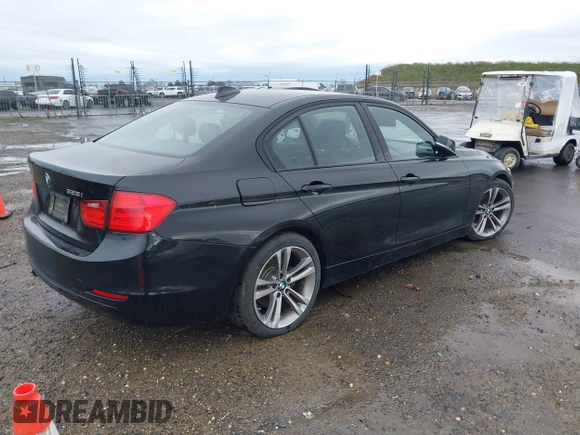 2013 BMW 3 Series 328i with VIN WBA3C1G52DNN93443, listed as a IAAI auction lot 41511247 with 121,254 mi miles and . Bid and sale history available at DreamBid. Image 4.