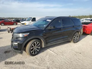 2022 Ford Explorer ST-Line with VIN 1FMSK7KH8NGA86473, listed as a Copart auction lot 48216885 with 61,412 mi miles and Salvage Title. Bid and sale history available at carsss.com. Image 1.