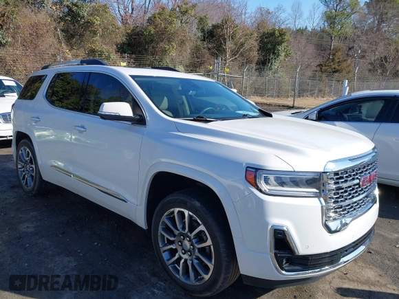 2021 GMC Acadia Denali with VIN 1GKKNPLS2MZ101739, listed as a IAAI auction lot 41497644 with 45,862 mi miles and . Bid and sale history available at carsss.com. Image 1.