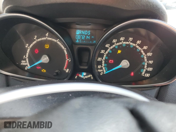 2019 Ford Fiesta SE with VIN 3FADP4EJ9KM106216, listed as a Copart auction lot 45117875 with 87,214 mi miles and Salvage Title. Bid and sale history available at DreamBid. Image 9.