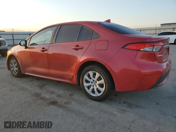 2021 Toyota Corolla LE with VIN 5YFEPMAE4MP166567, listed as a Copart auction lot 52805805 with 81,209 mi miles and Salvage Title. Bid and sale history available at DreamBid. Image 2.