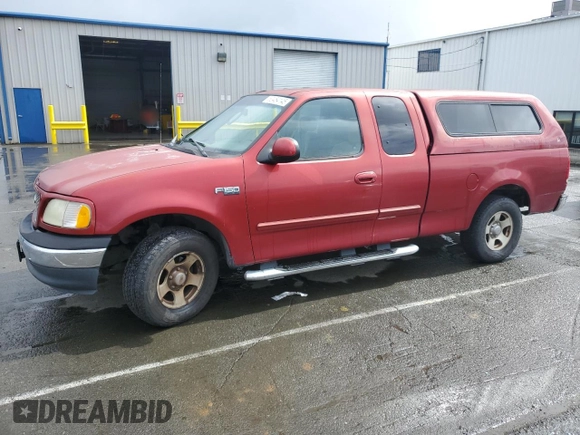 2002 Ford F-150 XL with VIN 1FTRX17222NB12823, listed as a Copart auction lot 50454145 with 221,039 mi miles and Clean Title. Bid and sale history available at carsss.com. Image 1.