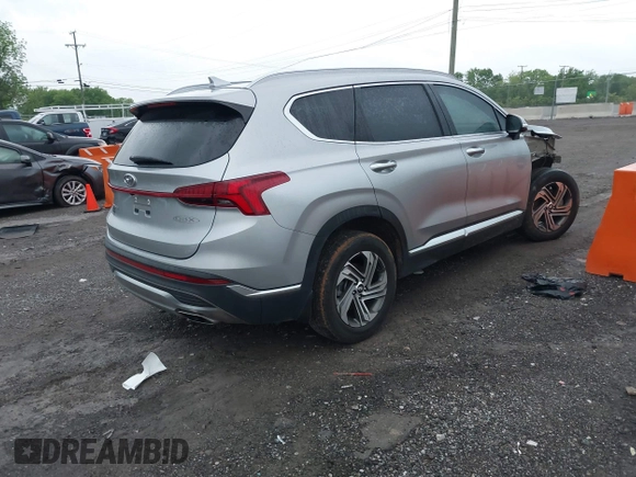 2022 Hyundai Santa Fe SEL z VIN 5NMS34AJ2NH476238, wystawiony jako IAAI lot #42119497 z przebiegiem 23 883 mil mil oraz . Historia ofert i sprzedaży dostępna na DreamBid. Obrazek 4.
