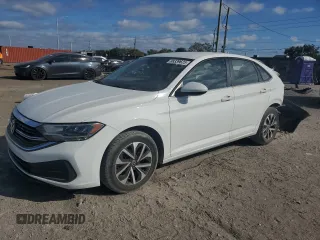 2022 Volkswagen Jetta S with VIN 3VWCM7BU0NM017151, listed as a Copart auction lot 58599455 with 40,495 mi miles and Non repairable. Bid and sale history available at DreamBid. Image 1.
