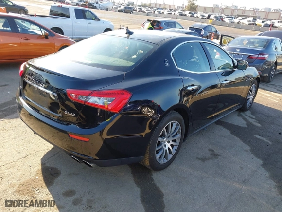 2014 Maserati Ghibli S Q4 with VIN ZAM57RTA2E1086046, listed as a IAAI auction lot 41846389 with 55,984 mi miles. Bid and sale history available at carsss.com. Image 4.