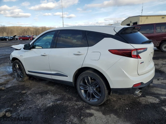 2020 Acura RDX w/A-Spec Pkg with VIN 5J8TC2H66LL018158, listed as a Copart auction lot 45853445 with 59,957 mi miles and Salvage Title. Bid and sale history available at carsss.com. Image 2.