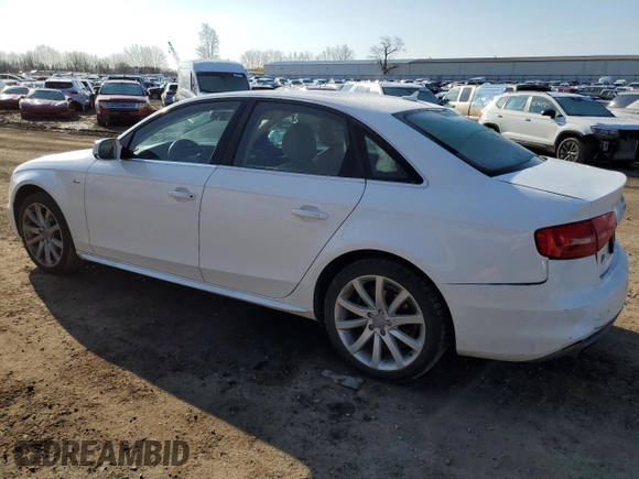 2014 Audi A4 Premium с VIN WAUBFAFL9EN035304, выставлен на аукционе Copart как лот 50780265 с пробегом 123 464 миль миль и Чистый • Clean title. История ставок и продаж доступна на DreamBid. Изображение 2.