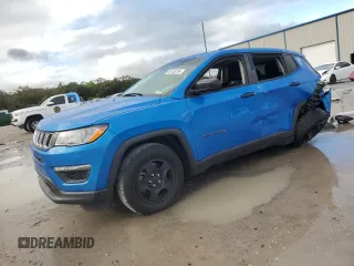 2017 Jeep Compass Sport with VIN 3C4NJCAB2HT690739, listed as a Copart auction lot 85103254 with 120,510 mi miles and Salvage Title. Bid and sale history available at carsss.com. Image 1.