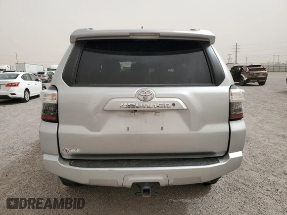 2021 Toyota 4Runner SR5 with VIN JTEEU5JR7M5238789, listed as a Copart auction lot 56677715 with 105,390 mi miles and Salvage title. Bid and sale history available at DreamBid. Image 6.