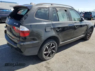 2009 BMW X3 xDrive30i with VIN WBXPC93499WJ26427, listed as a Copart auction lot 49511335 with 87,616 mi miles and Salvage Title. Bid and sale history available at carsss.com. Image 3.