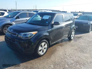 2015 Kia Soul with VIN KNDJN2A23F7760635, listed as a IAAI auction lot 41852314 with 91,052 mi miles. Bid and sale history available at carsss.com. Image 2.