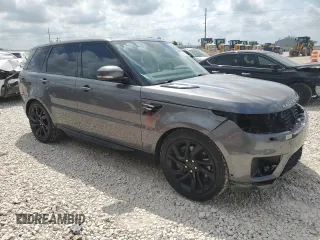 2019 Land Rover Range Rover Sport HSE with VIN SALWR2RV0KA816593, listed as a Copart auction lot 53714175 with 87,027 mi miles and Salvage Title. Bid and sale history available at carsss.com. Image 4.