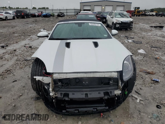 2014 Jaguar F-Type S with VIN SAJWA6FC5E8K03679, listed as a Copart auction lot 72376114 with 101,622 mi miles and Salvage Title. Bid and sale history available at DreamBid. Image 5.