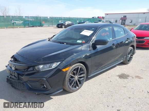 2021 Honda Civic Sport with VIN SHHFK7H40MU408315, listed as a IAAI auction lot 41820719 with 47,592 mi miles and . Bid and sale history available at DreamBid. Image 2.