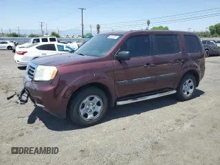 2015 Honda Pilot LX with VIN 5FNYF3H24FB001722, listed as a Copart auction lot 62481905 with 131,981 mi miles and Salvage title. Bid and sale history available at DreamBid. Image 1.