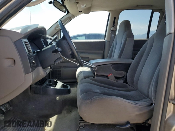 2003 Dodge Dakota SLT with VIN 1D7HG48N23S149028, listed as a Copart auction lot 53540335 with 201,059 mi miles and Salvage Title. Bid and sale history available at DreamBid. Image 7.