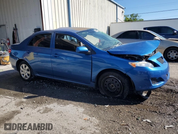 2010 Toyota Corolla with VIN 1NXBU4EE4AZ303474, listed as a Copart auction lot 49600555 with 0 mi miles and Non Repairable. Bid and sale history available at carsss.com. Image 4.